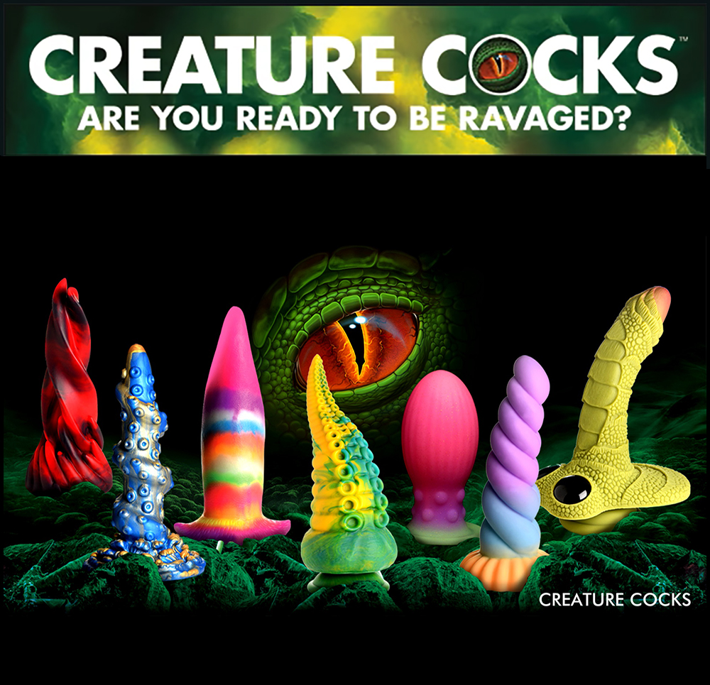 With Creature Cocks, you can enjoy the fantastic world of fantasy and with tangible fantasy cocks to play with!