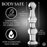 Mammoth 3 Bumps Glass Dildo
