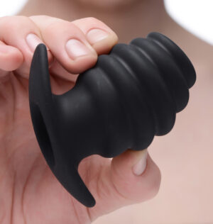 Hive Ass Tunnel Silicone Ribbed Hollow Anal Plug