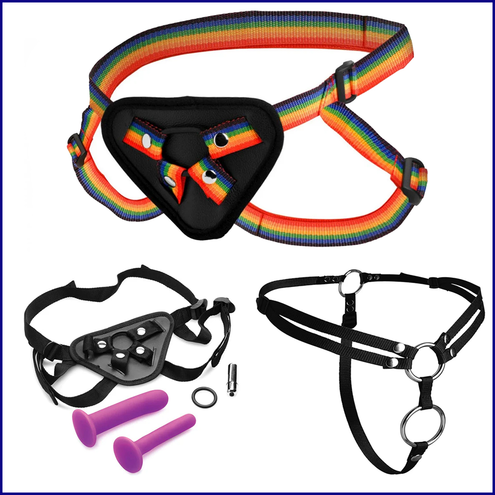 Strap-Ons & Harnesses for the ultimate in pegging.